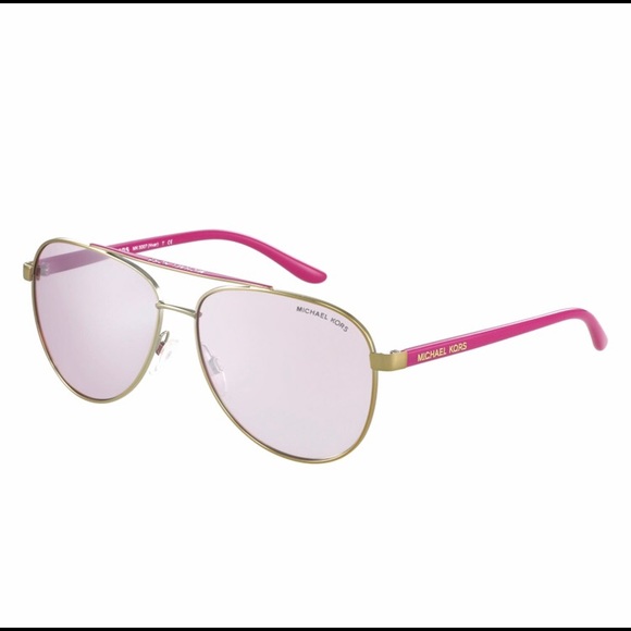 Michael Kors MK5007 Hvar Pink Aviator Women's Sunglasses/Shades/Sunnies